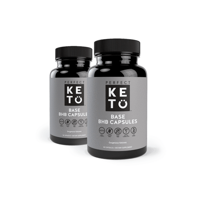 BHB Capsules - Perfect Keto - 60 Caps x 2 ON SALE - Ketogenic Supplies
