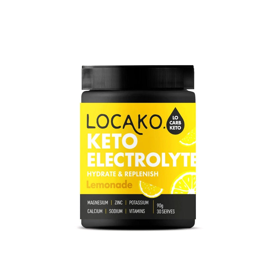 Locako Keto Electrolytes - Lemonade - 30 Serves - 90g