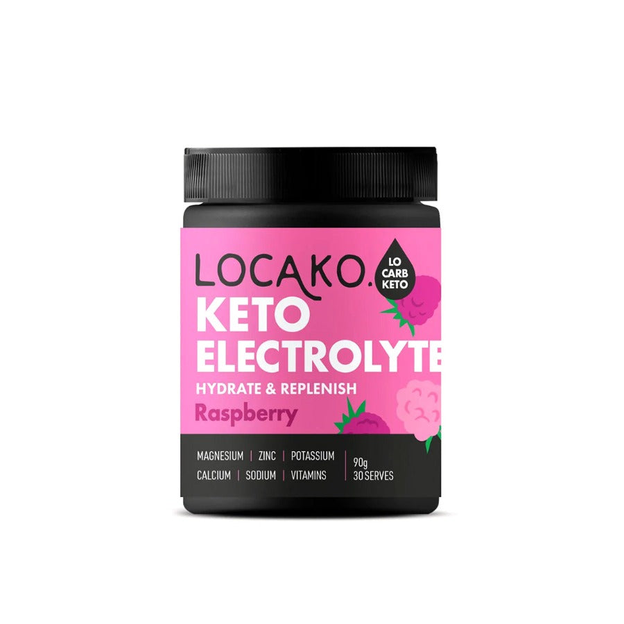 Locako Keto Electrolytes - Raspberry - 30 Serves - 90g