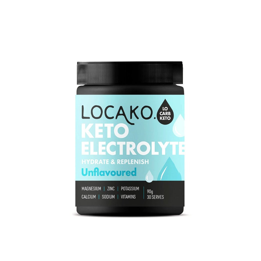Locako Keto Electrolytes - Unflavoured - 30 Serves - 90g