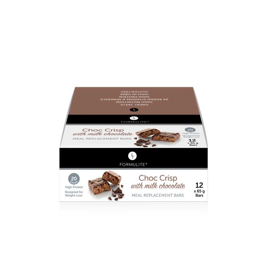Choc Crisp with Milk Chocolate Meal Replacement Bar