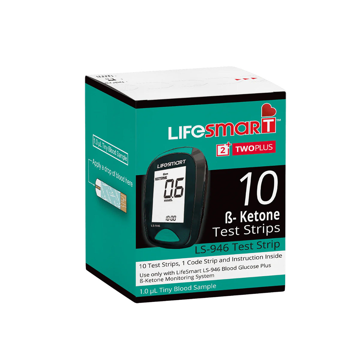 Lifesmart Ketone Test Strips - 10 Count - Ketogenic Supplies