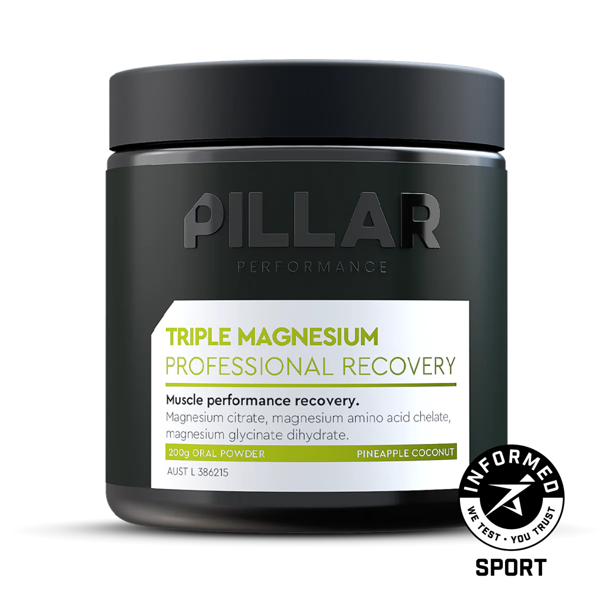 Triple Magnesium - Professional Recovery - 200g Powder - Pineapple Coconut