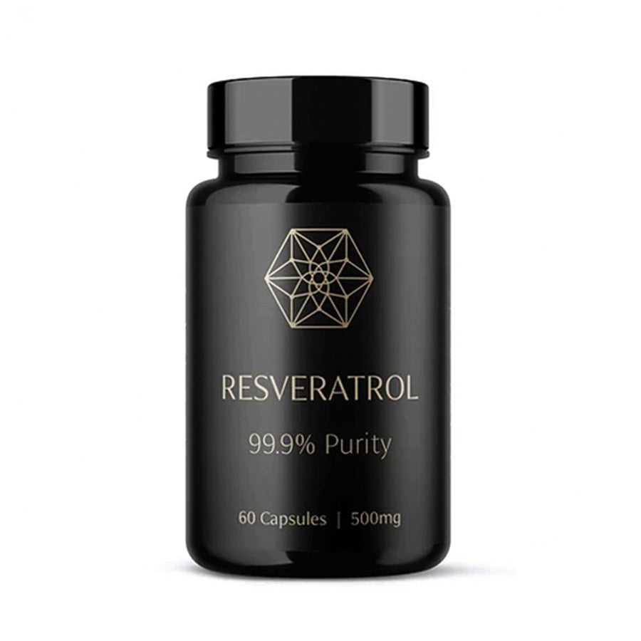 Resveratrol Capsules 99.9% Pure (60 Capsules - 500mg Each) Third Party Lab Tested