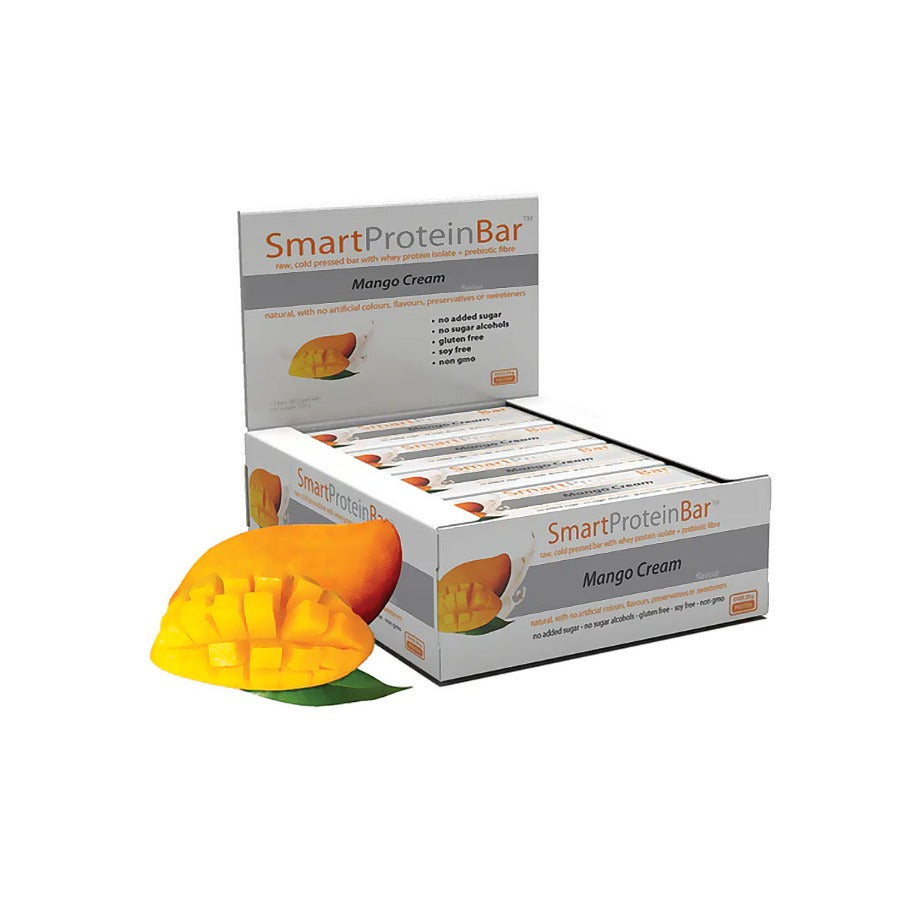 Smart Protein Bar - Mango Cream -  Box of 12 - 720g - Ketogenic Supplies