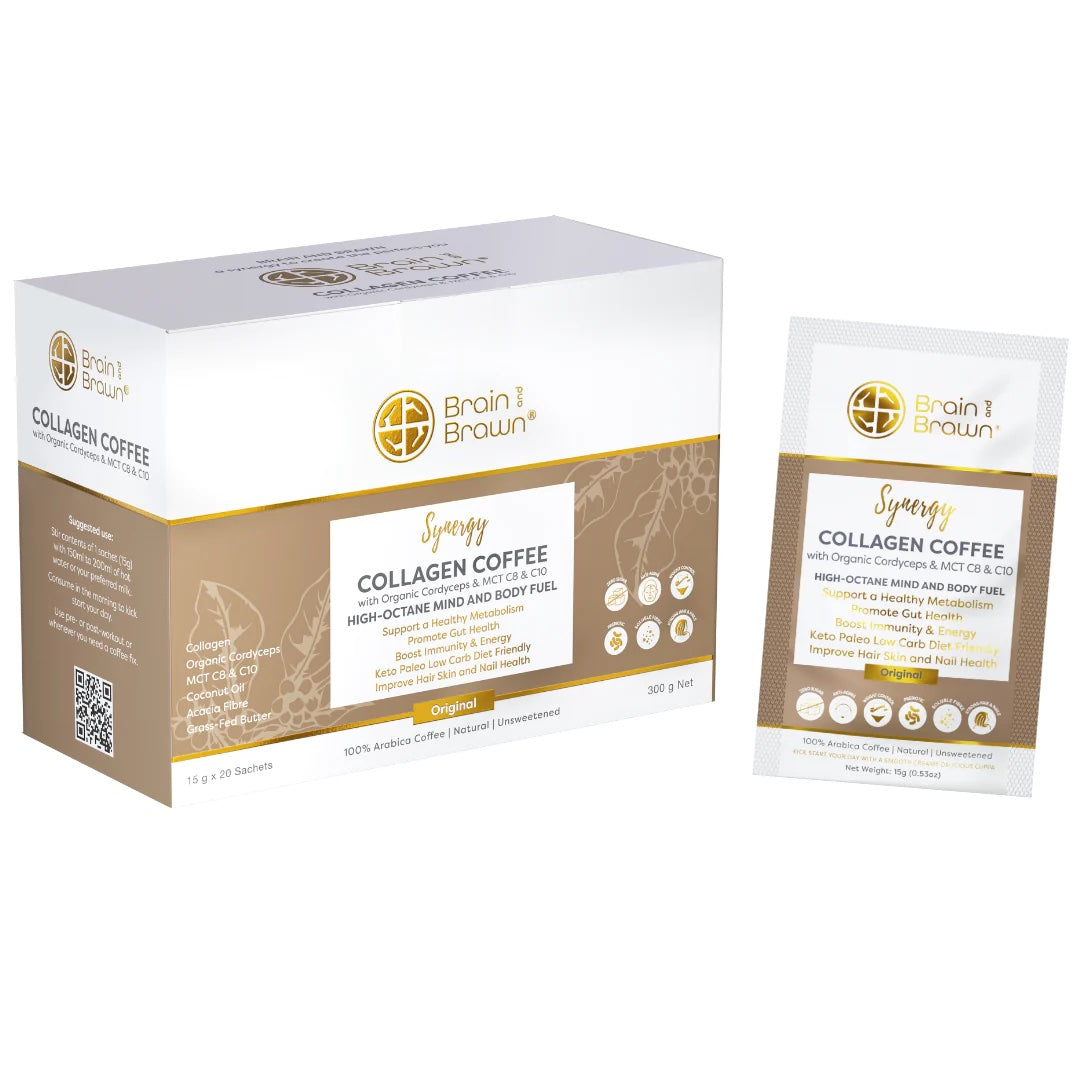 Collagen Coffee with Cordyceps, MCT and C10