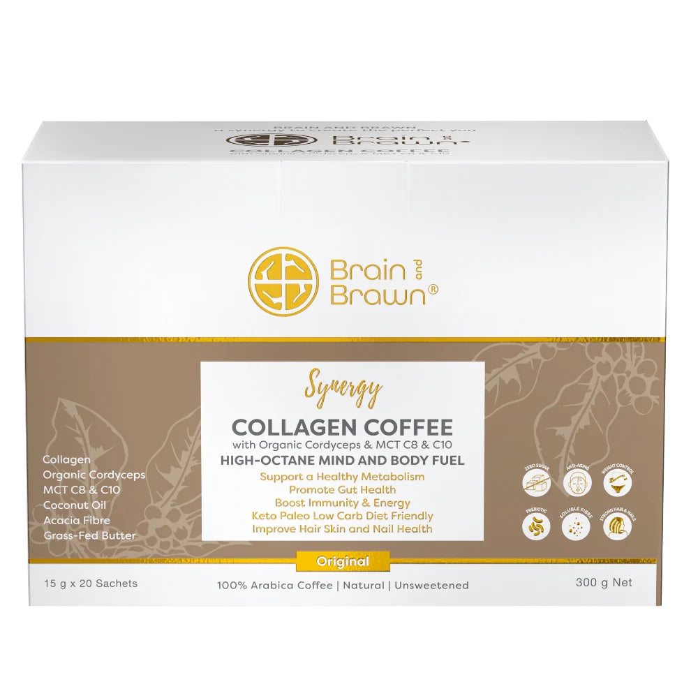 Collagen Coffee with Cordyceps, MCT and C10