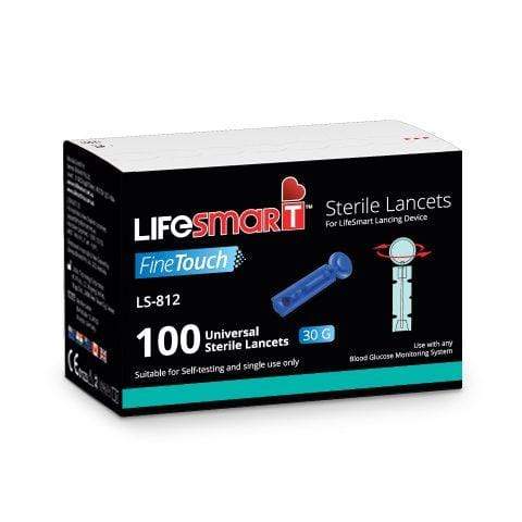 Lifesmart 100 Thin Lancets 30 Gauge - Ketogenic Supplies