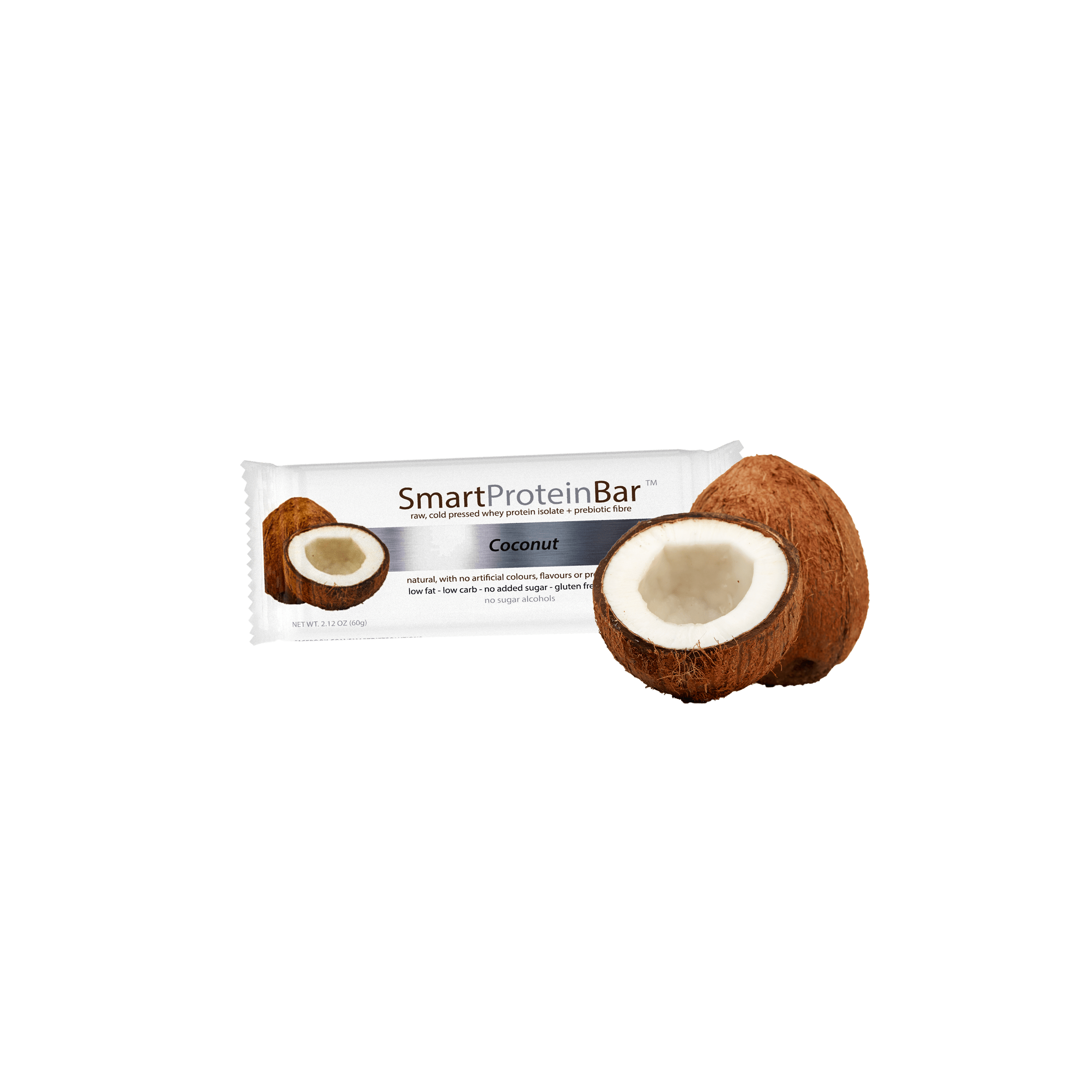 Smart Protein Bar - Coconut - Box of 12 - 720g - Ketogenic Supplies