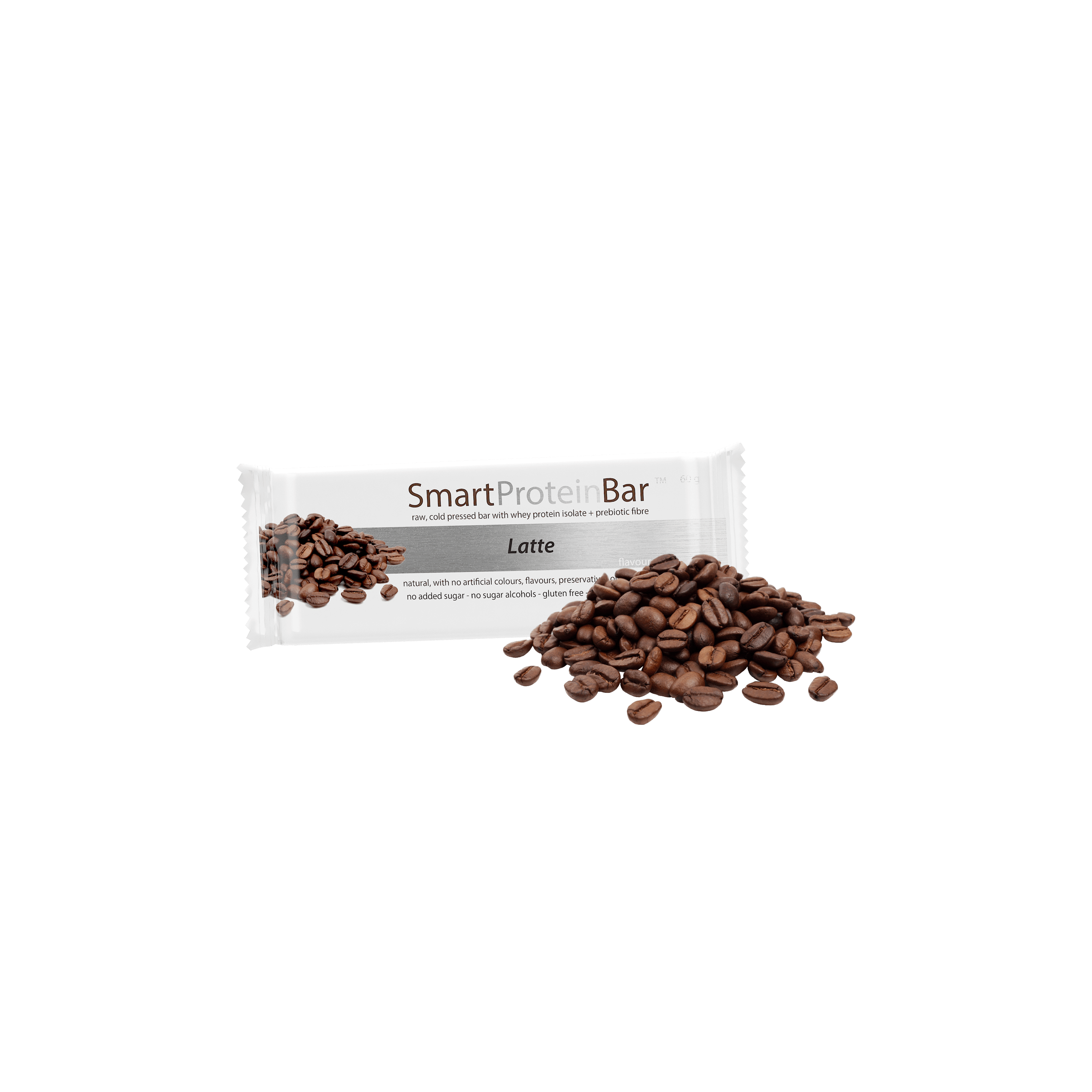 Smart Protein Bar - Latte - Box of 12 - 720g - Ketogenic Supplies